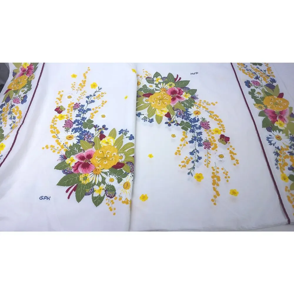 Vintage Springmaid Grace Kelly Fiona Standard Pillowcase Set of 2 READ